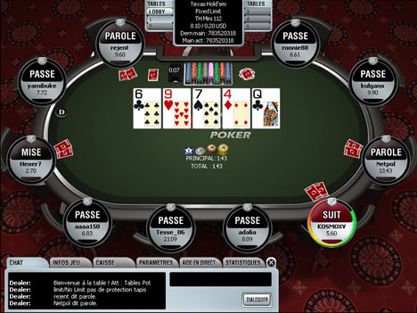 Poker en ligne